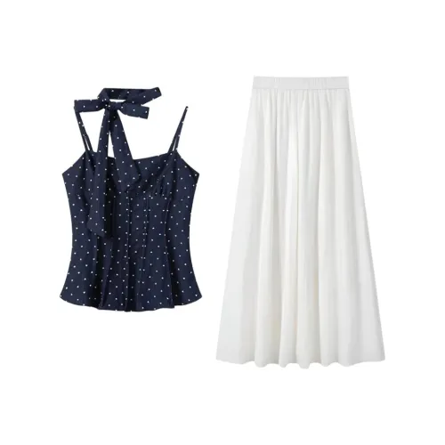 ABBY GODDESS Темно-синий женский комплект с юбкой