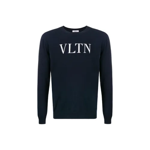 Valentino Синий Мужской Кашемировый Свитер