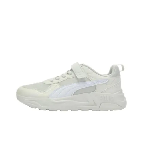 PUMA Trinity 2 Детская Повседневная Обувь Низкий Верх Белый Серый Школьный