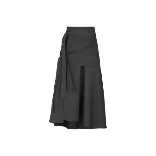 Leather Cat Повседневная Длинная Юбка Женская