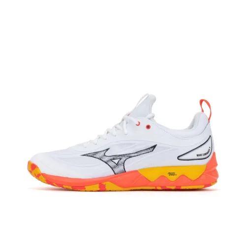 Mizuno Wave Luminous 3 Тренировочные Кроссовки Низкие Рассвет Оранжевый Унисекс