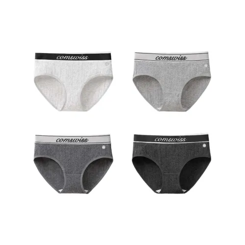 LUYOUYE [Герметичная упаковка] Лунный серый Сумерки серый Сосново-серый Каменный серый Женские трусики-бикини