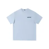 [100% cotton] Ледниковый синий (Ma Кракелюр Explore Логотип на груди)