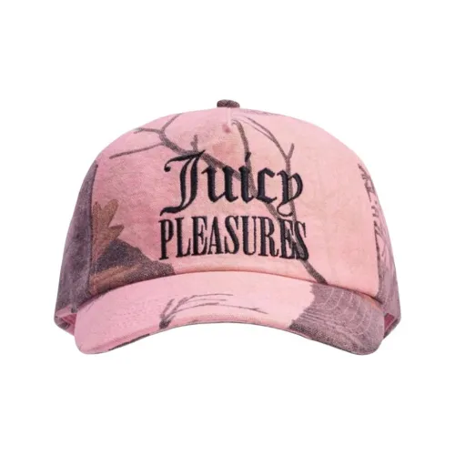 PLEASURES x Juicy Couture Хлопковые кепки Мужские Розовые