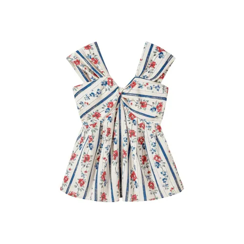 TOUCH Майка Женская Синяя Красная Многоцветная