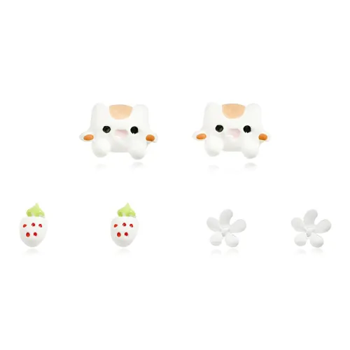 DVNRR Сплав Серьги-гвоздики Женские