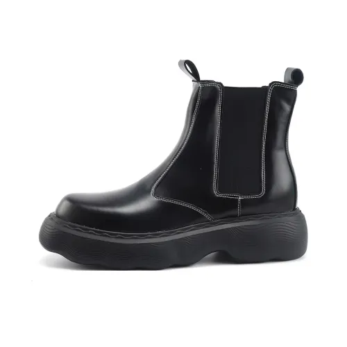 TOM TAILOR Короткий Челси Мужской Черный