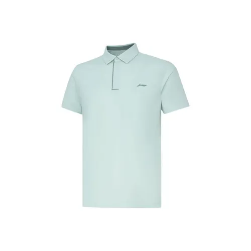 LINING Свет Лесной мшистый Синий Мужская Поло