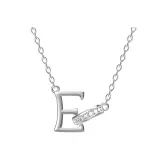 Плавающее ожерелье с буквой (буква E)