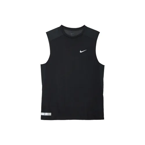 nike Бег Майка Мужская Черная