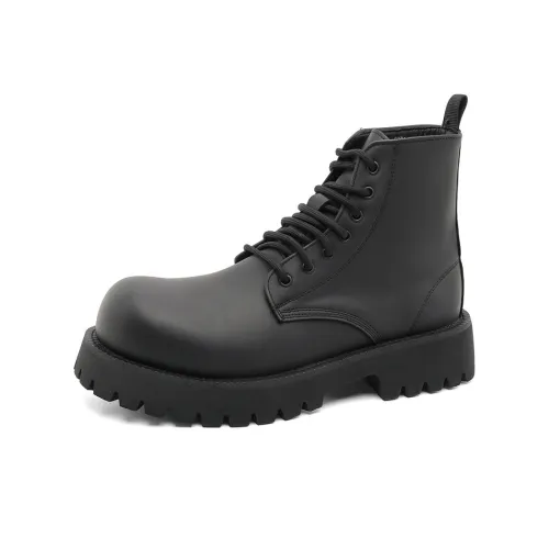 MODENGPAN Короткий MID Голень Мартин Boot Мужской Черный