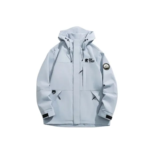 SK.TRIP Куртки Пальто Унисекс Лунный свет Синий