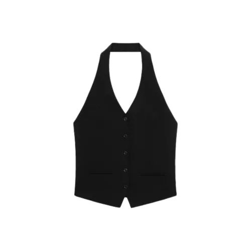 Massimo Dutti Черные Женские Майки