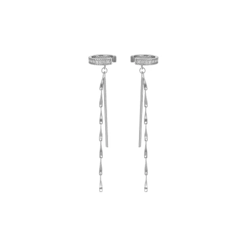 MISS XIA JWY Серебряное покрытие Медная нижняя заколка Серьги On Женские