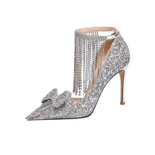 CAOT Узкий каблук Высокие каблуки Женские Серебряные