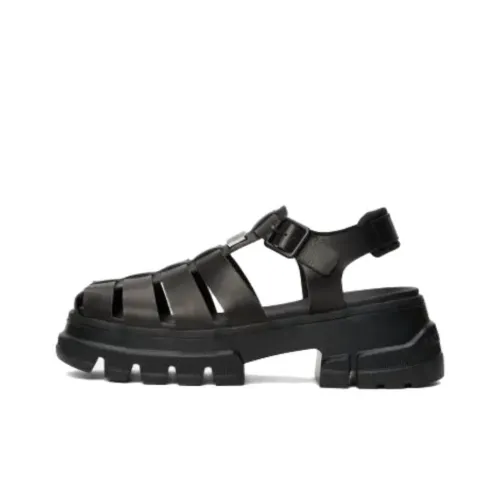 Tommy Hilfiger Tommy Jeans Римские Сандалии Женские Черные