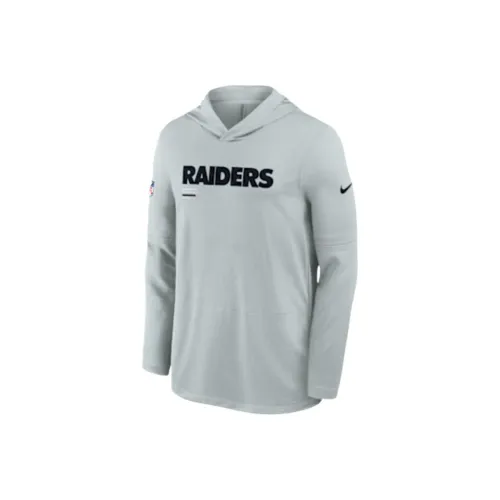 Nike Clothing Silver Men's Hoodies