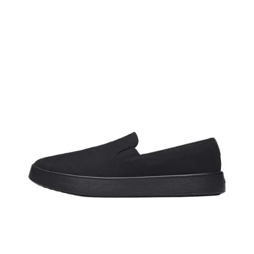 Allbirds Wool Cruiser Slip On Кэжуал Низкий Топ Натуральный Черный Натуральный Черный Подкладочная ткань Женские