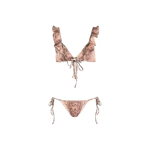 Zimmermann Купальник Комплект Женский Розовый