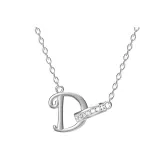 Плавающее ожерелье с буквой (буква D)