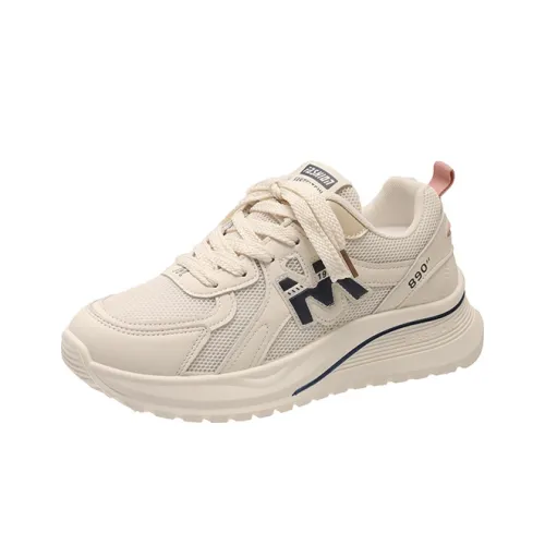 Dragon Dance Дышащие Низкие Кроссовки с Толстой Подошвой Женские