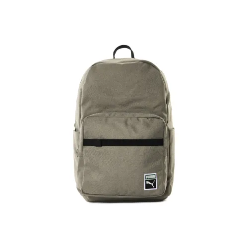 PUMA Ткань Рюкзак Стандартный Унисекс Ветивер Серый