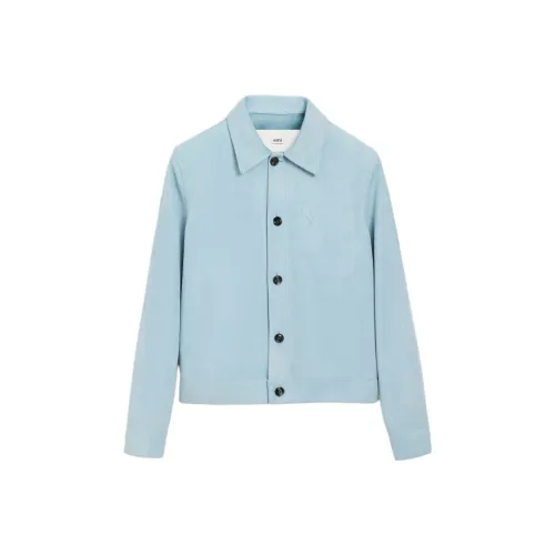 AMIPARIS Синий Мужская Кожаная Куртка