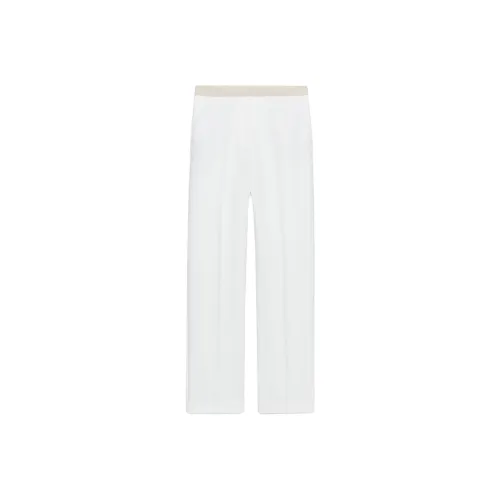 ZARA Морозный Белый Женские Повседневные Штаны