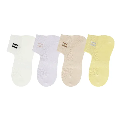MIZU Летние носки для девочек низкие упаковка из 4 пар