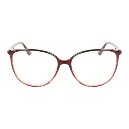 CALVIN KLEIN Металл Овал Оправы для очков Женские Красный