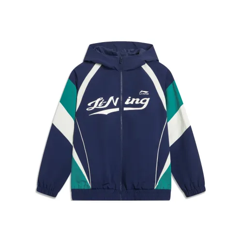 LINING YOUNG Куртка Sports Life Collection Темный Bowl Синий Детский