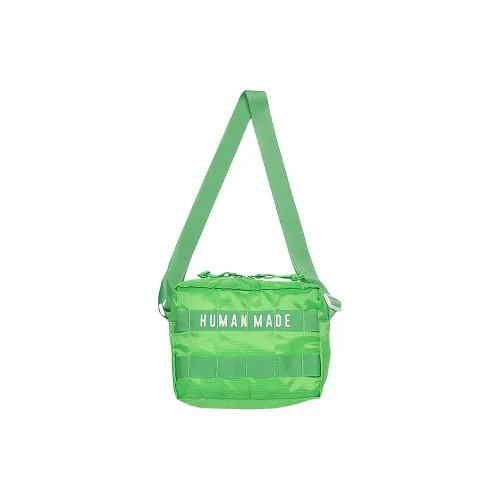 Human Made Полиэстер Сумка через плечо Сумка на плечо Стандартная Мужская Светло-зеленая
