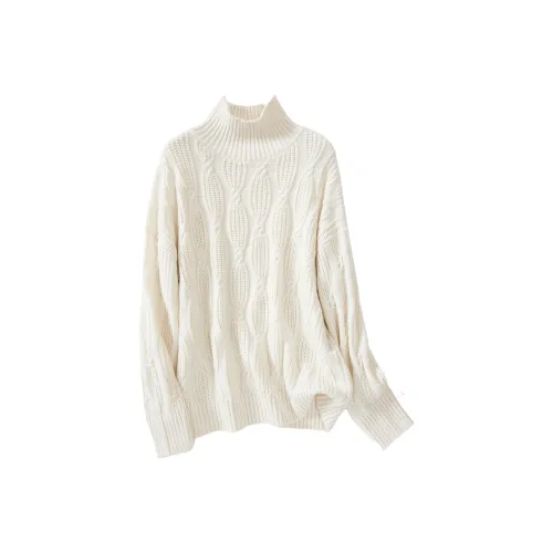 JINJU Белый Женский Трикотаж