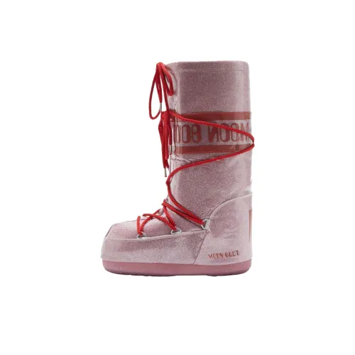 MOON BOOT Сноубутсы Розовый Блестки Унисекс