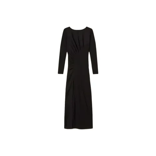 TWINSET Milano FW25 Длинное Платье с Длинными Рукавами Женское