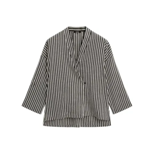 Massimo Dutti Blue Women's Shirts Масимо Дутти Синие Женские Рубашки