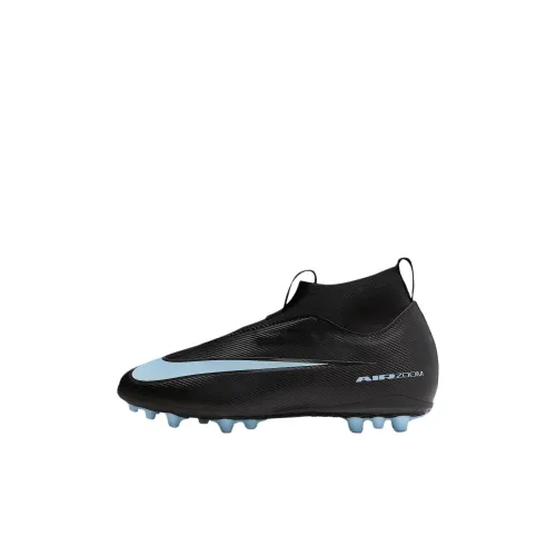 Nike Mercurial Superfly 10 Academy High Топ Детские футбольные бутсы Черный Детский