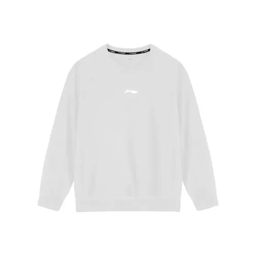 LiNing Свитшот Унисекс Белый Береза Серый