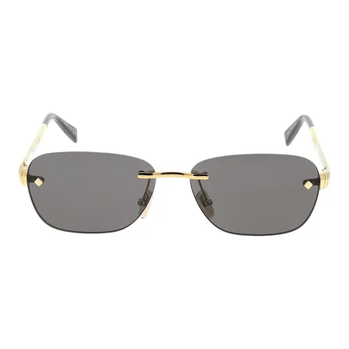 BVLGARI Металл Квадрат Солнцезащитные очки Женские Золото