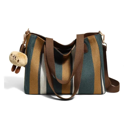 EBLAN Ткань Сумка через плечо Тоут Стандартная Женская Синяя