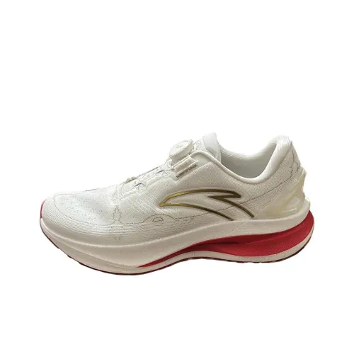 ANTA Амортизация Устойчивость к истиранию Дышащий Низкий Топ Повседневные Беговые кроссовки Мужские Бумажно-белый