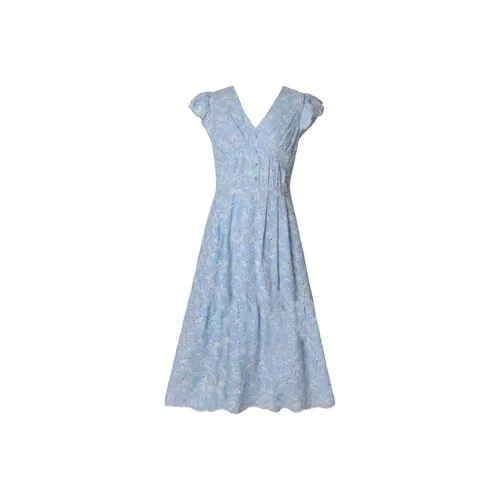 GRAYISMOON Короткое платье с короткими рукавами женское