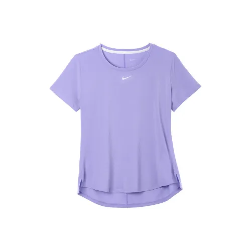 NIKE Светло-фиолетовые Женские Футболки