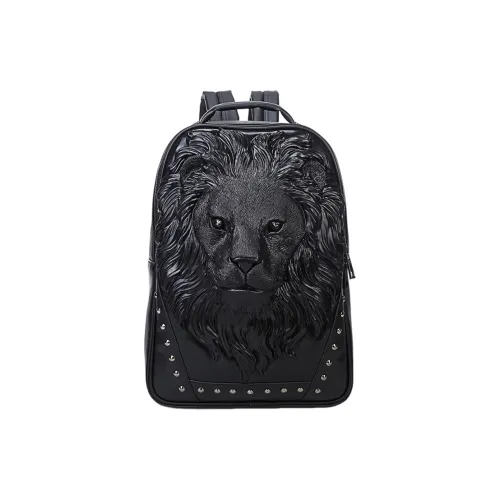 TRAILSGEAR ПУ (полиуретан) Рюкзак Стандартный Унисекс Черный Золото Серебряный