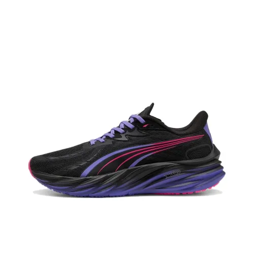 PUMA Velocity NITRO 4 Беговые кроссовки Черный Фиолетовый Унисекс