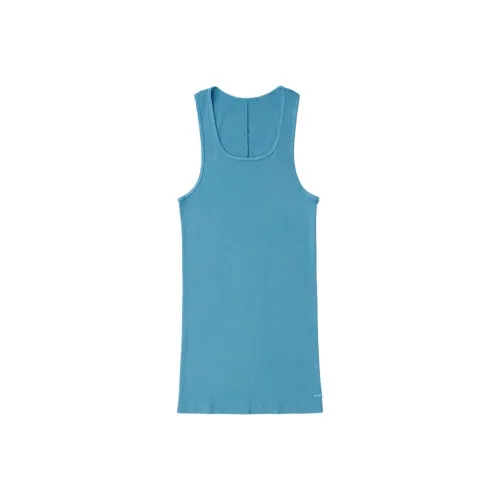 SKYLRK Men's Tank Tops Blue