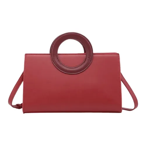 PESASRIE Сумка через плечо из микрофибры сумка на плечо женская бордовый