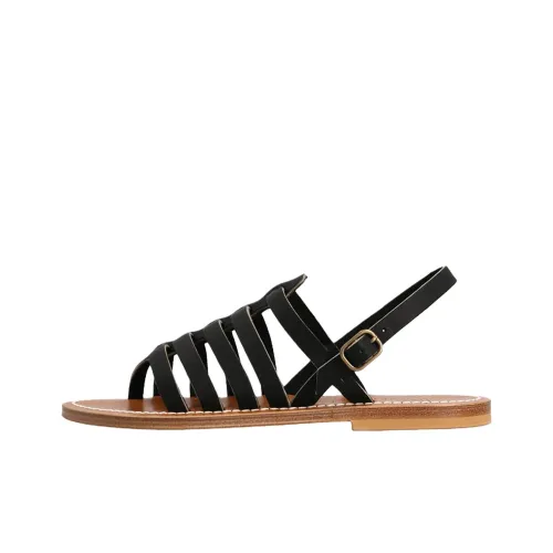 K Jacques St Tropez Римские Сандалии Черные Женские