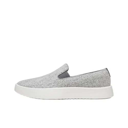 Allbirds Wool Cruiser Slip On Легкий Низкий Топ Повседневная обувь Женская Средне-серый