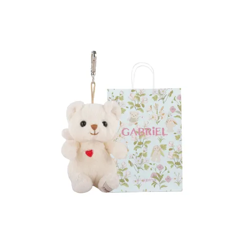 GABRIEL Ангел Медведь Персик Шелк Подвеска W3253A Мини Ангел Хранитель Медведь Кукла Плюшевая Подвеска 11 см Высота